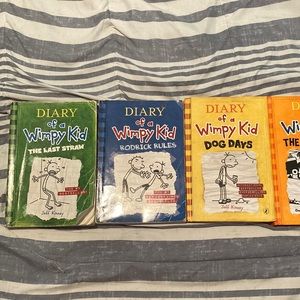 7 diary of a wimpy kid books